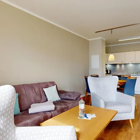 Strandnahe Mit Balkon,residenz Bel Vital 15 * بينز